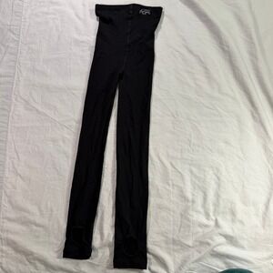 Tiger Friday Black Stirrup Tights Leggings CXL Athletic Ballet Dance